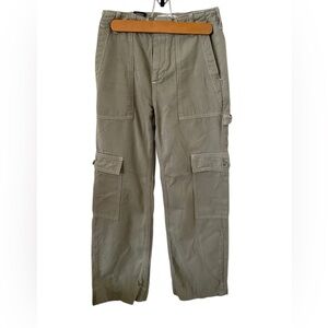 Reformation Rayna High Rise Utility Cargo Pants Olive Green Women’s 23